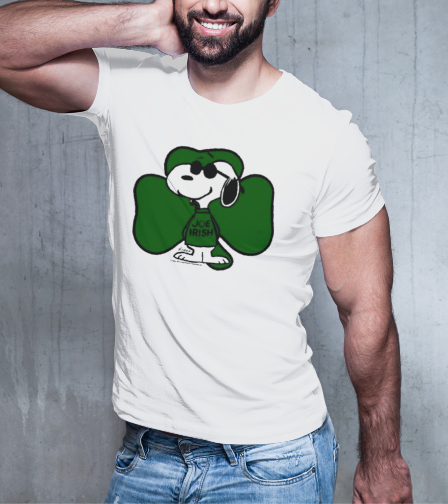 Snoopy Joe Irish Shamrock 1980s Vintage Style T-Shirt