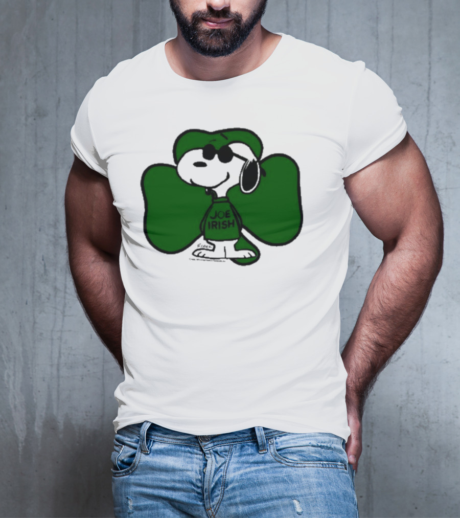 Snoopy Joe Irish Shamrock 1980s Vintage Style T-Shirt