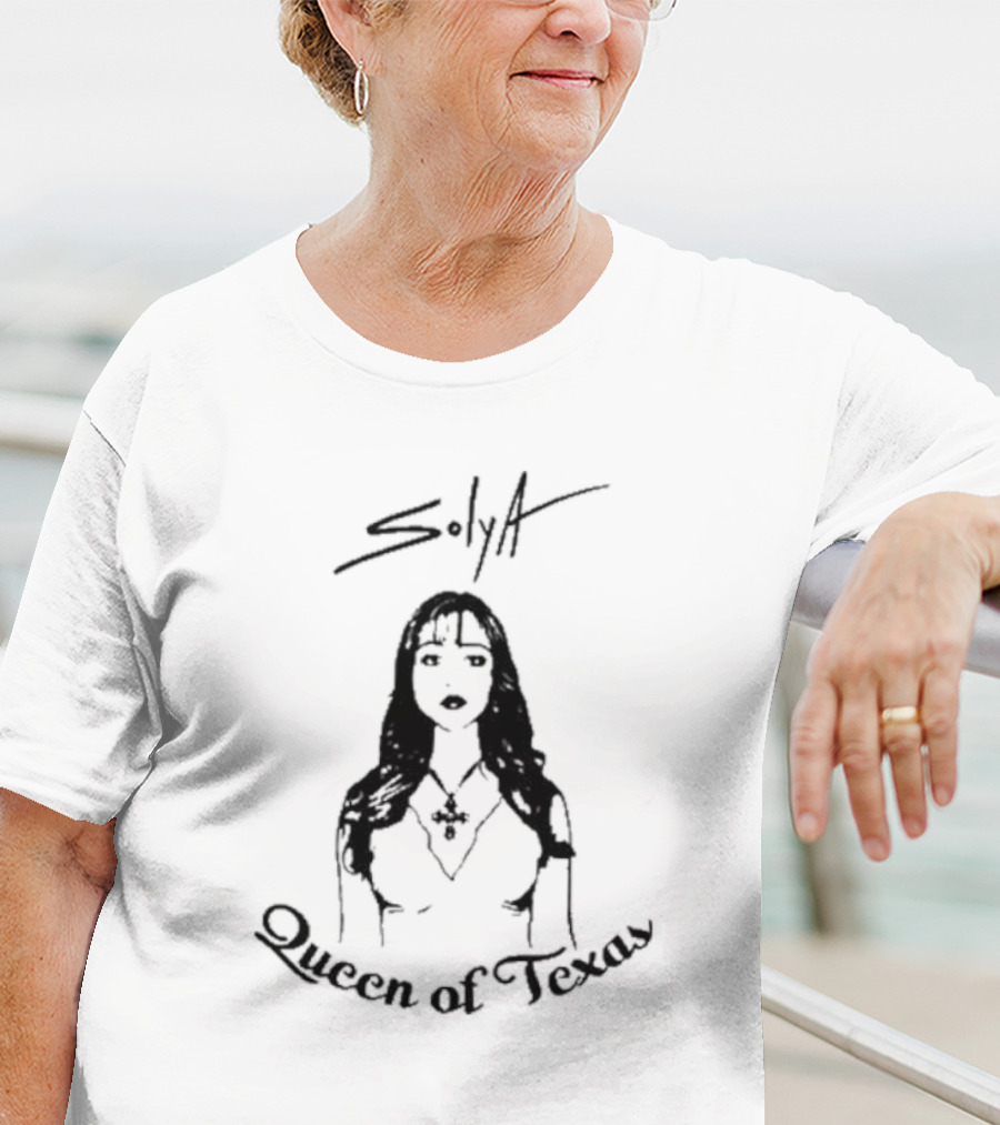 Solyamusic Queen Of Texas Retro Music Vibe T-Shirt