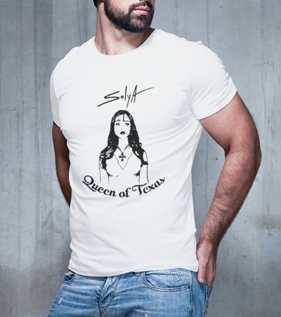 Solyamusic Queen Of Texas Retro Music Vibe T-Shirt