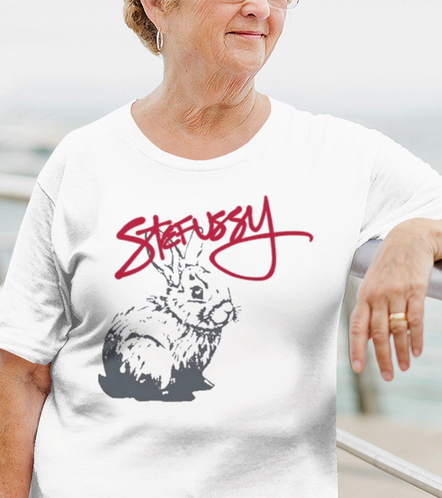 Stefussy Bunny Stussy Graphic T-Shirt