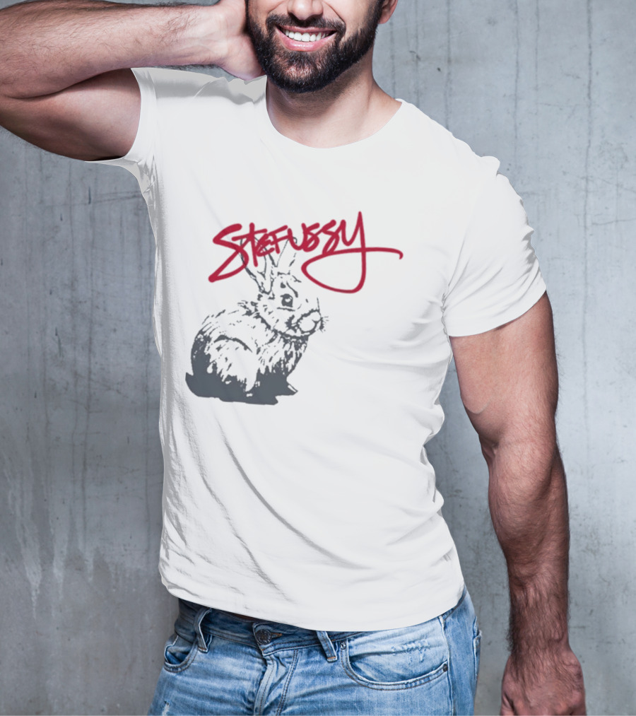 Stefussy Bunny Stussy Graphic T-Shirt