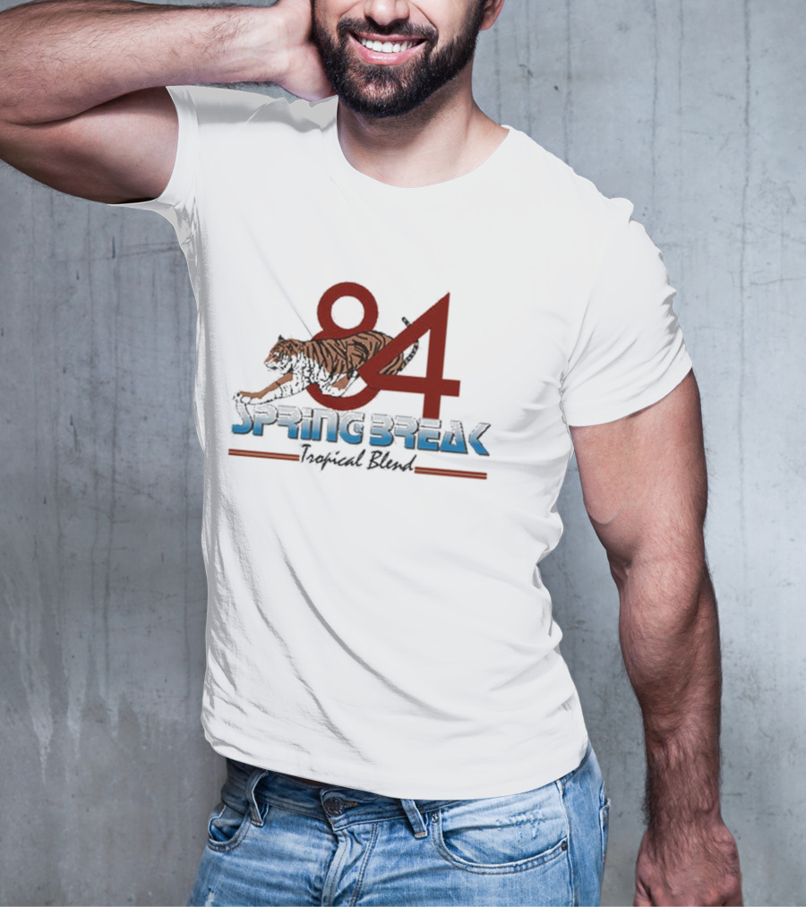 Step Brothers Dale Doback 84 Spring Break Tiger T-Shirt
