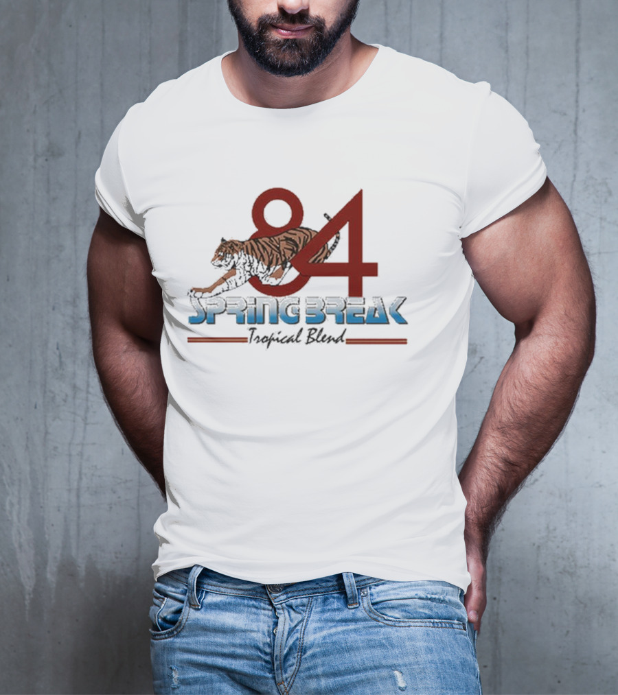 Step Brothers Dale Doback 84 Spring Break Tiger T-Shirt