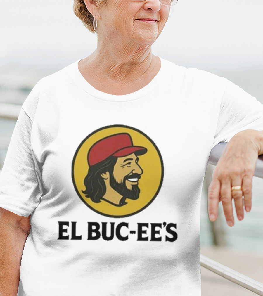 "Somos Bien Méxican Buc-ee’s Parody With Iconic Yellow Red Design" T-Shirt
