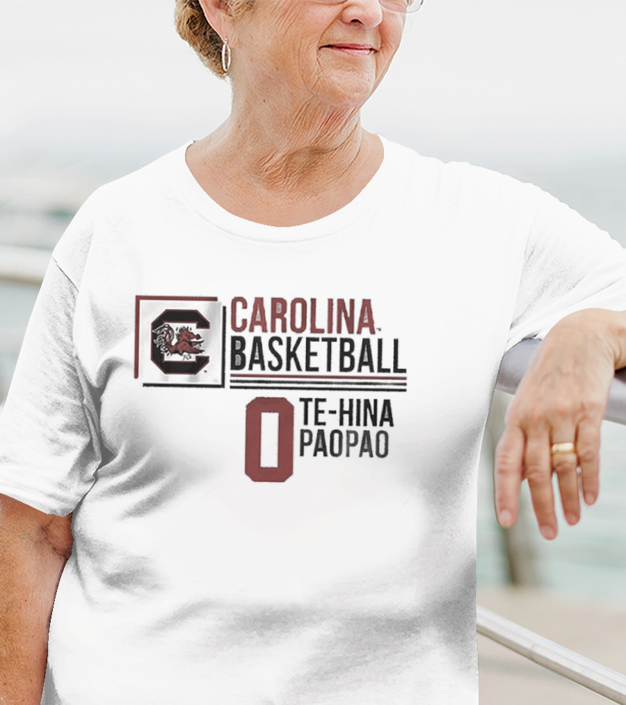 South Carolina Basketball Te-Hina Paopao 0 Gamecocks T-Shirt