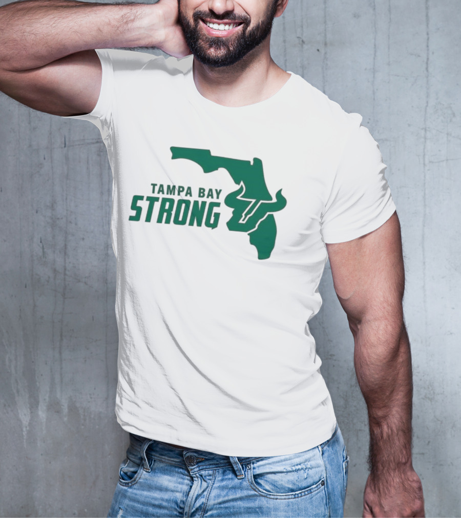 Tampa Bay Strong South Florida Bulls Hurricane Relief T-Shirt