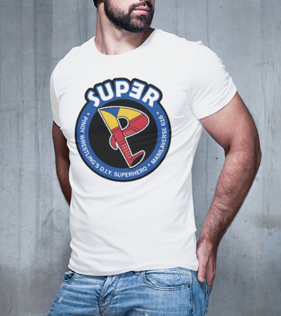Super Pinoy Wrestling D.i.y Superhero Manila Verse 616 T-Shirt