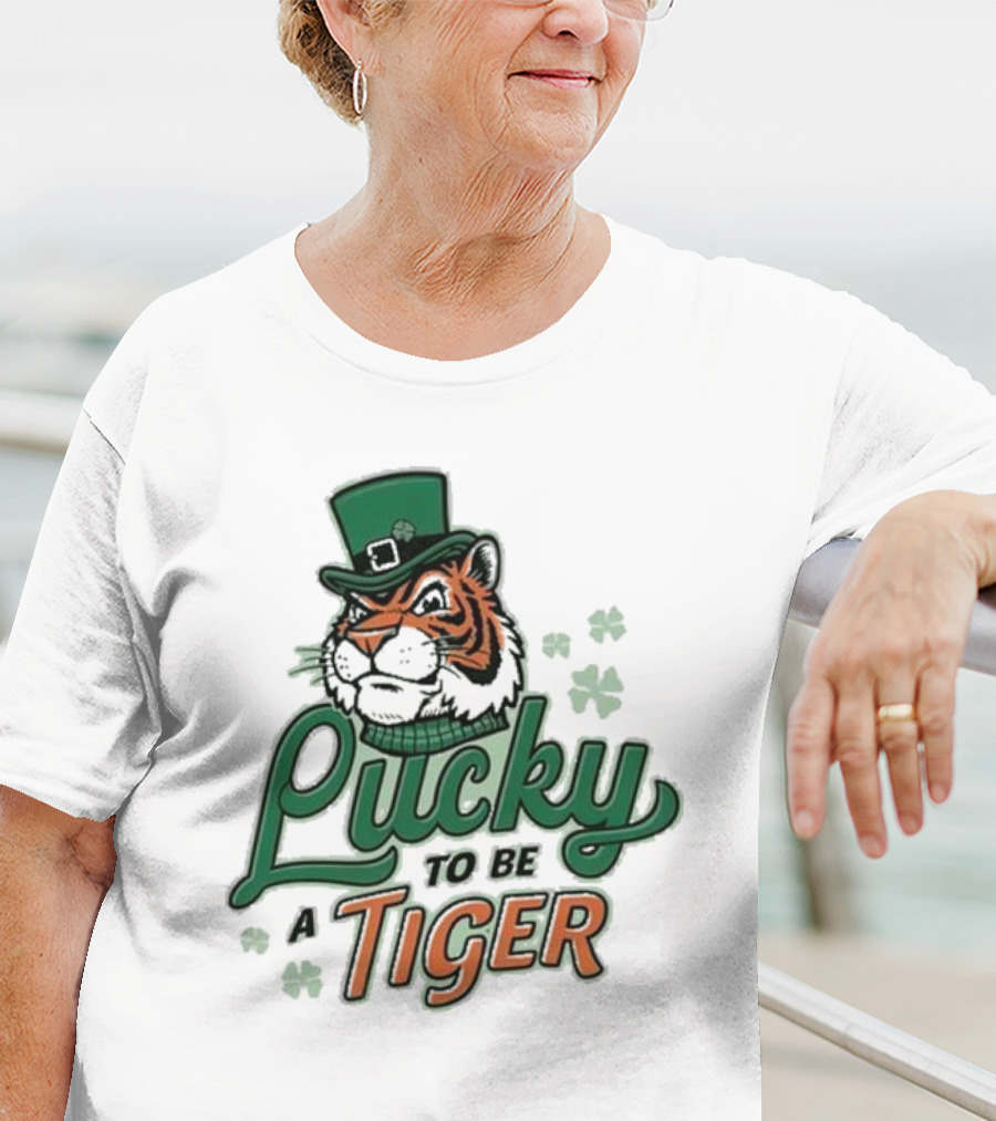 Lucky To Be A Tiger St. Patty Banks Theme T-Shirt