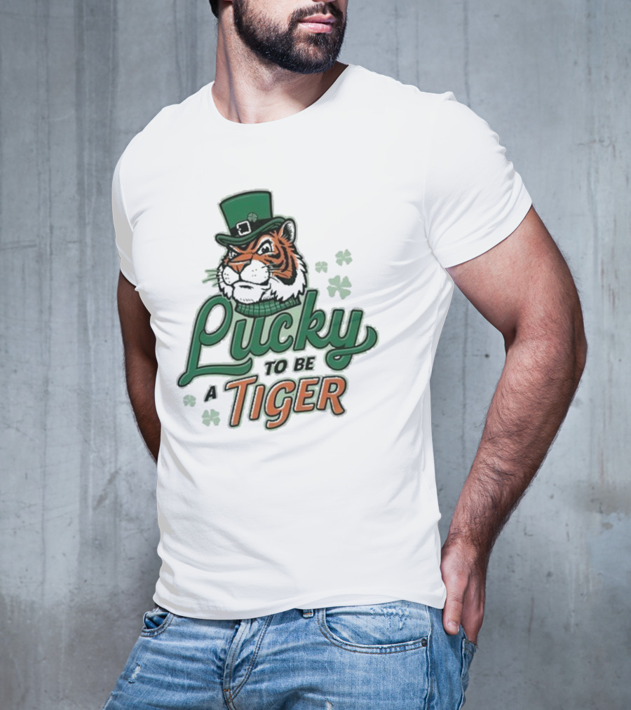 Lucky To Be A Tiger St. Patty Banks Theme T-Shirt