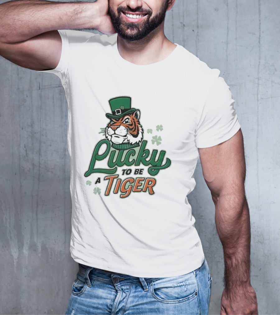 Lucky To Be A Tiger St. Patty Banks Theme T-Shirt