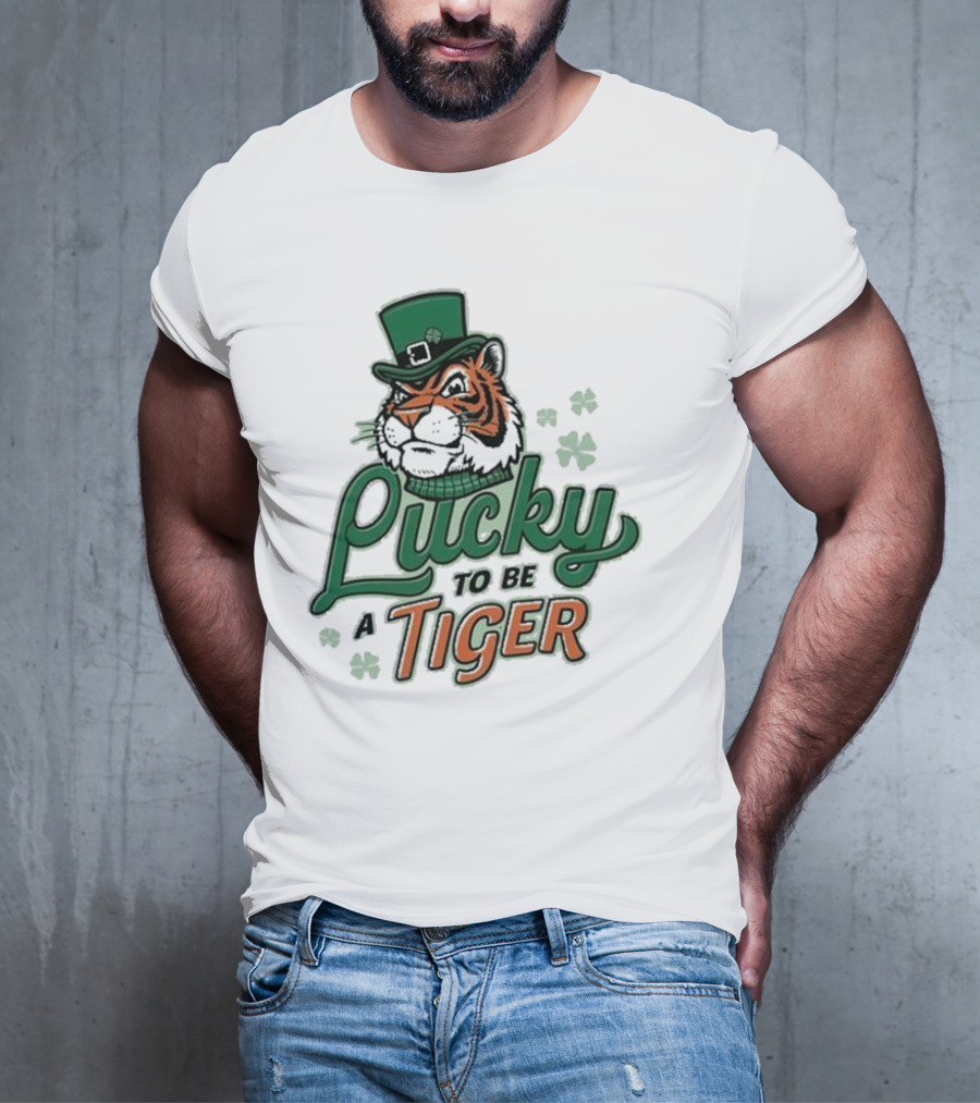 Lucky To Be A Tiger St. Patty Banks Theme T-Shirt
