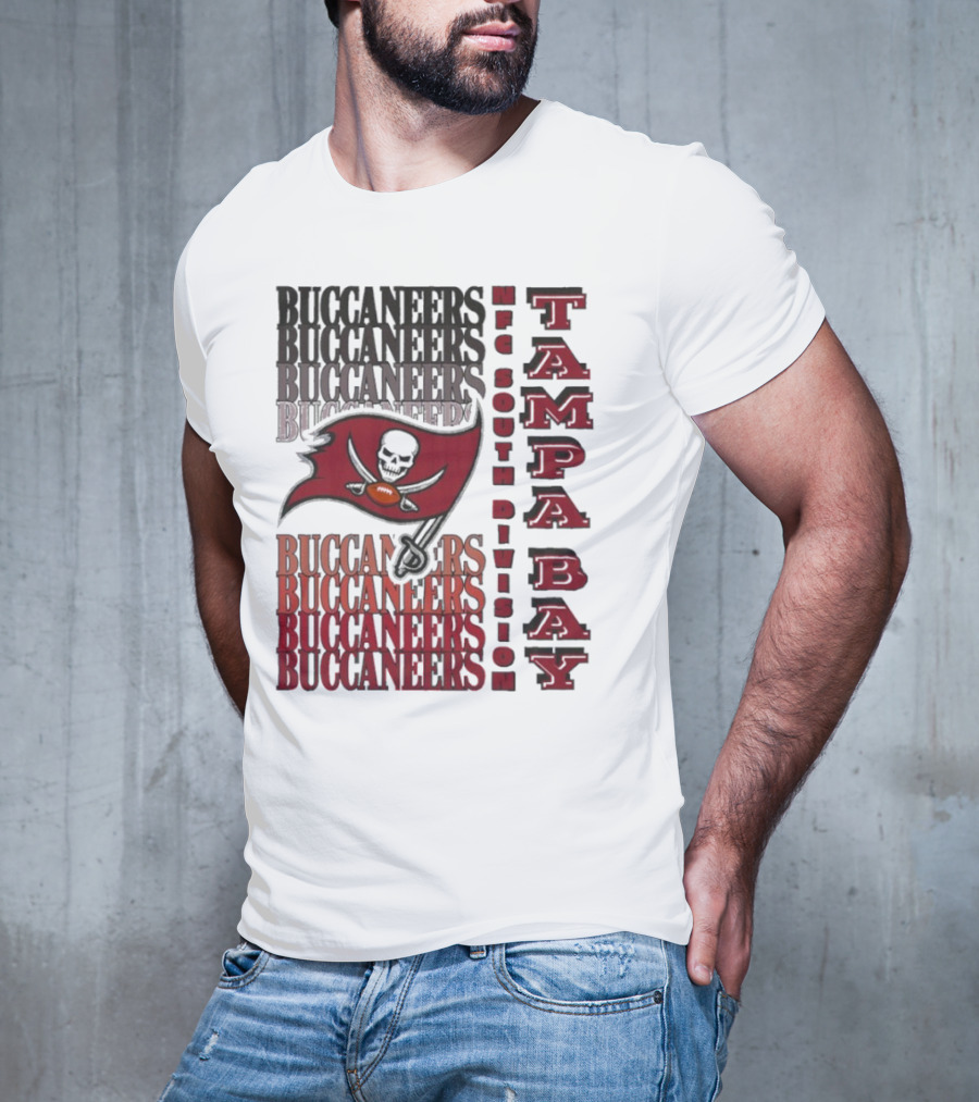 Buccaneers NFC South Division Tampa Bay Football Fan Gear T-Shirt