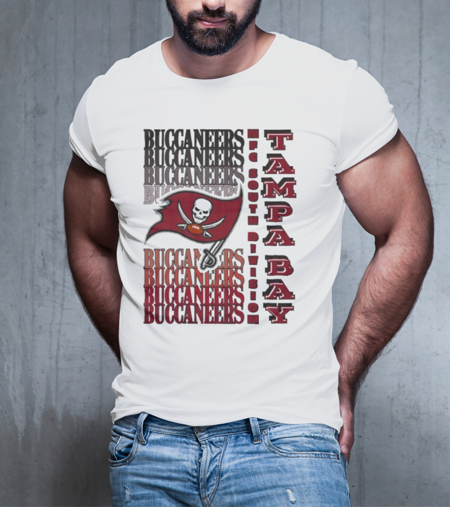 Buccaneers NFC South Division Tampa Bay Football Fan Gear T-Shirt