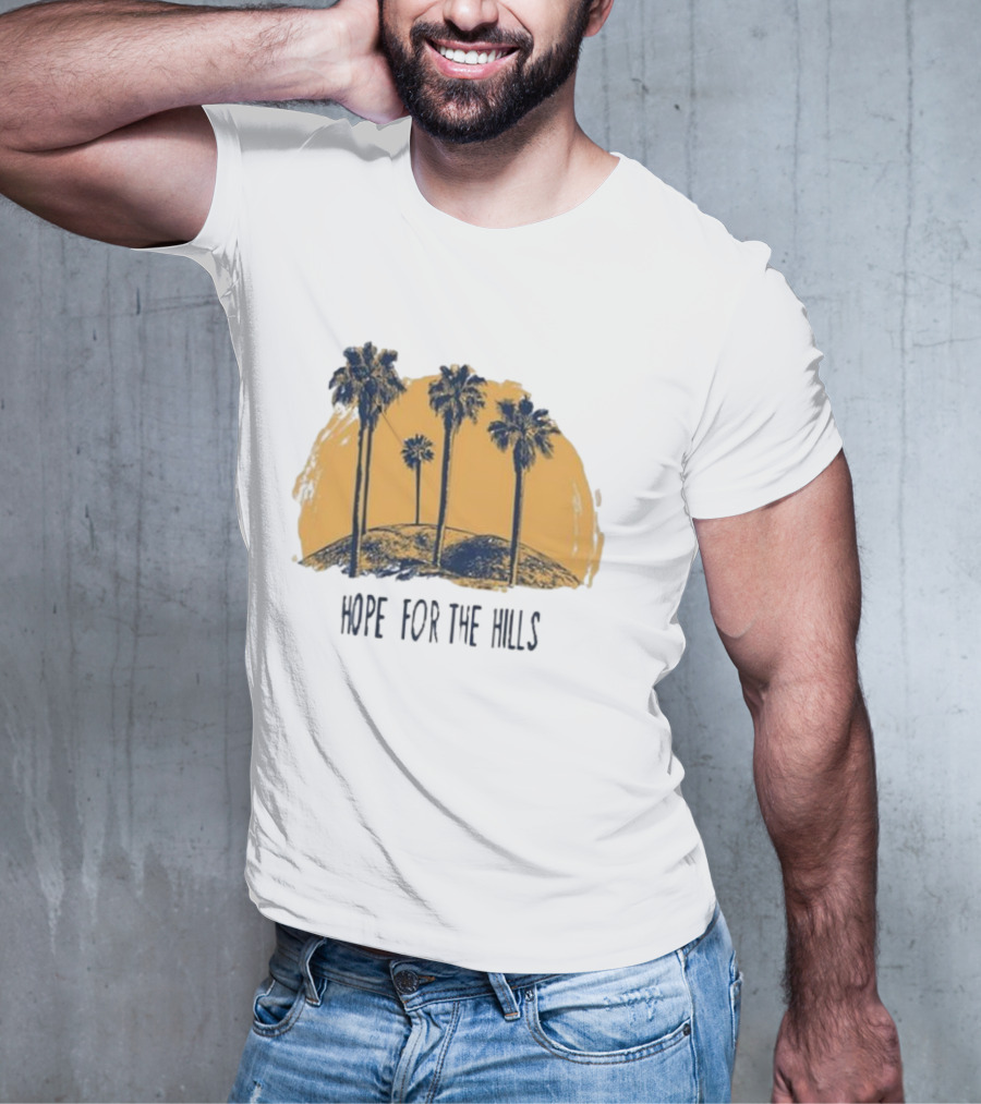 Tanner Christian Courtad Hope For The Hills Scenic Palms And Landscape T-Shirt
