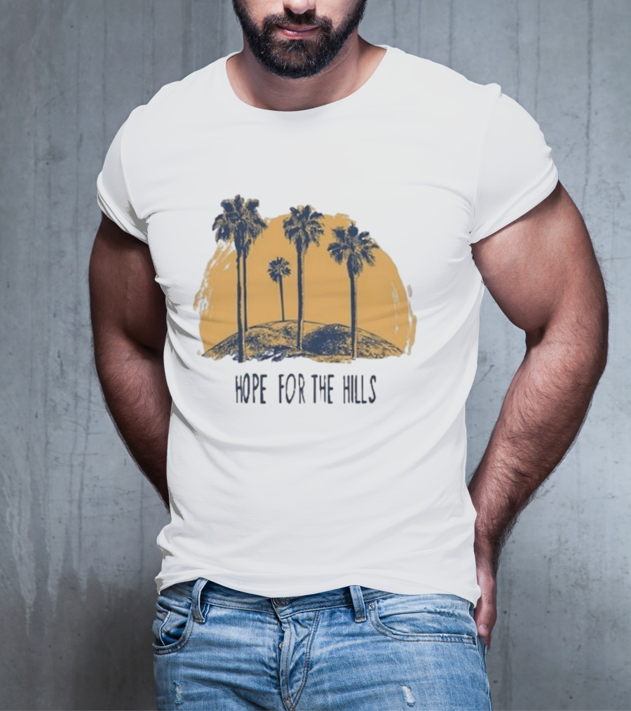 Tanner Christian Courtad Hope For The Hills Scenic Palms And Landscape T-Shirt