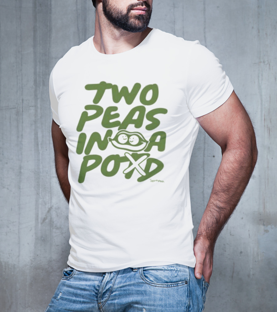 Two Peas In A Pod Tanner Smith Playful Pea Doodle T-Shirt