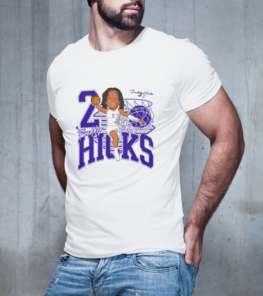 Freddy Hicks Tarleton State Basketball Number 20 T-Shirt