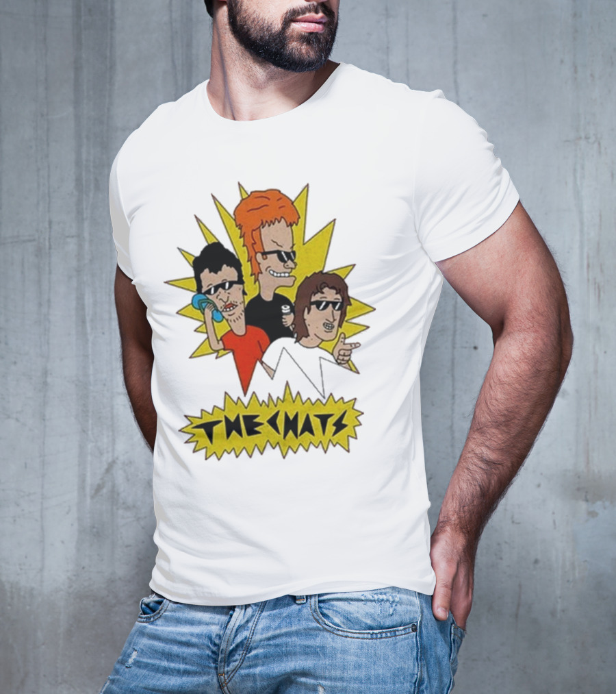The Chats Buttheads Cartoon Parody Yellow Explosion T-Shirt