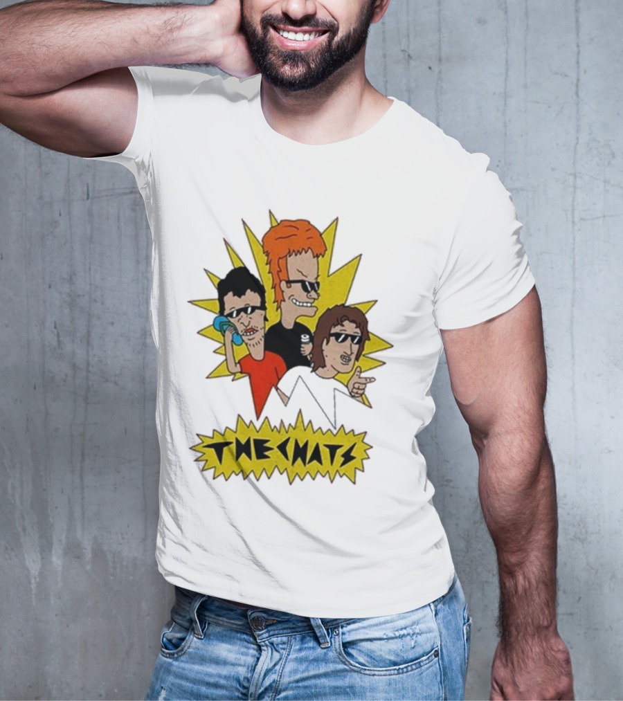 The Chats Buttheads Cartoon Parody Yellow Explosion T-Shirt