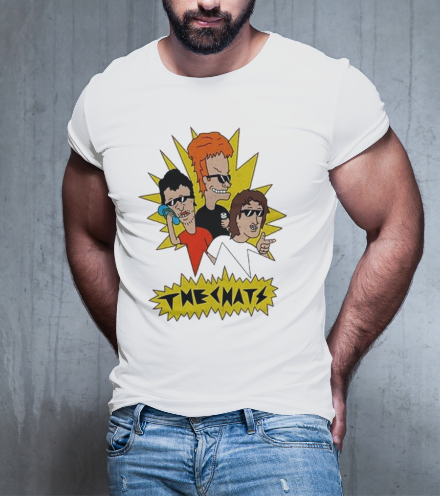 The Chats Buttheads Cartoon Parody Yellow Explosion T-Shirt