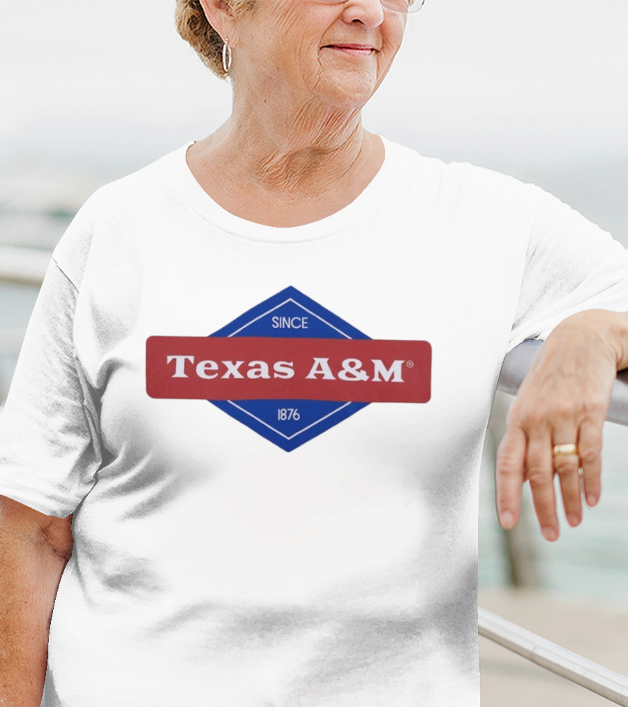 Texas A&M Since 1876 Diamond Logo T-Shirt