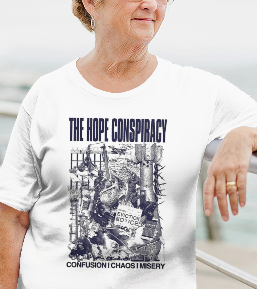 The Hope Conspiracy Branca CCM Natural Vintage-Style Imagery T-Shirt