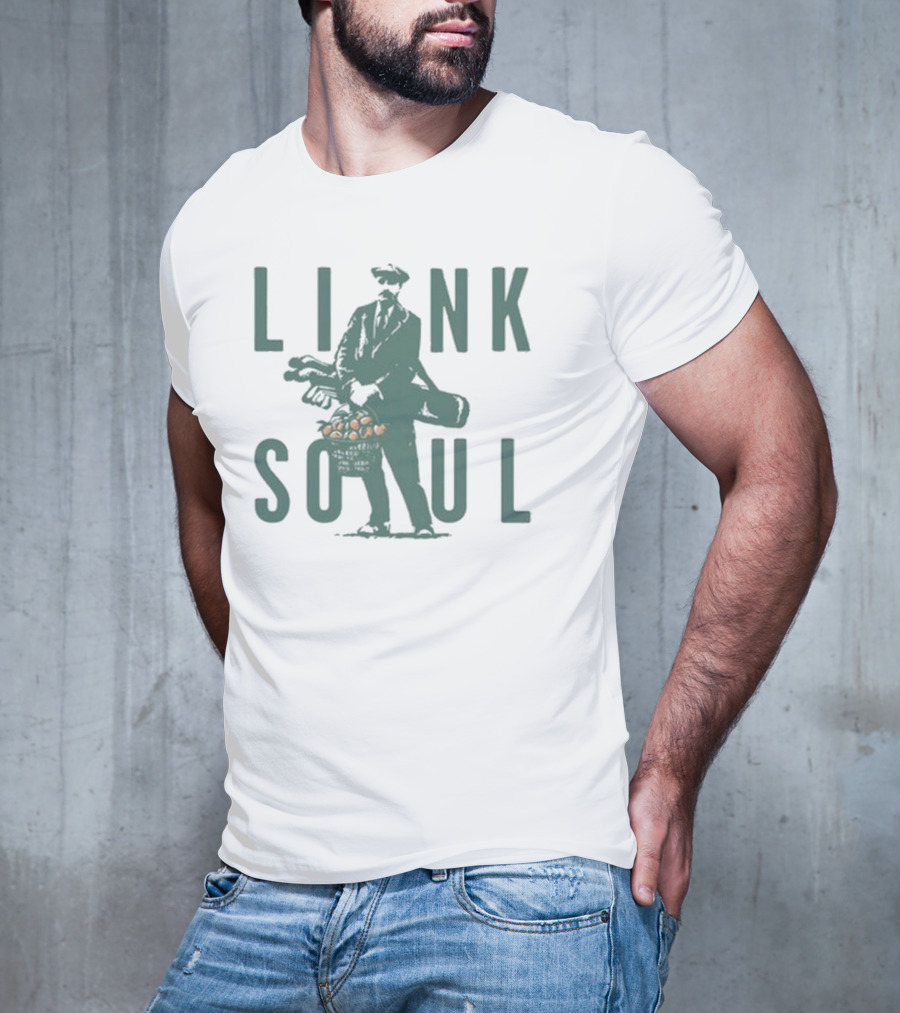Link Soul Practice Makes Peaches Golfer With Golf Clubs And Peaches T-Shirt