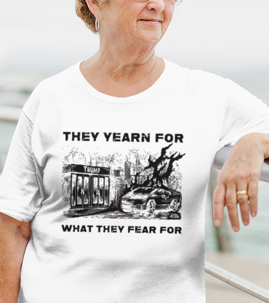 They Yearn For What They Fear For Haunted House With Ghostly Elements T-Shirt