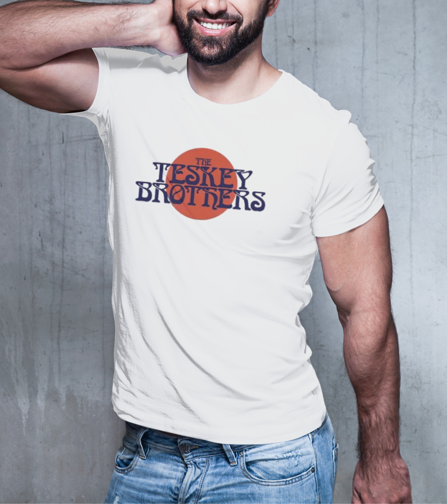The Teskey Brothers Vintage Red Circular Emblem T-Shirt