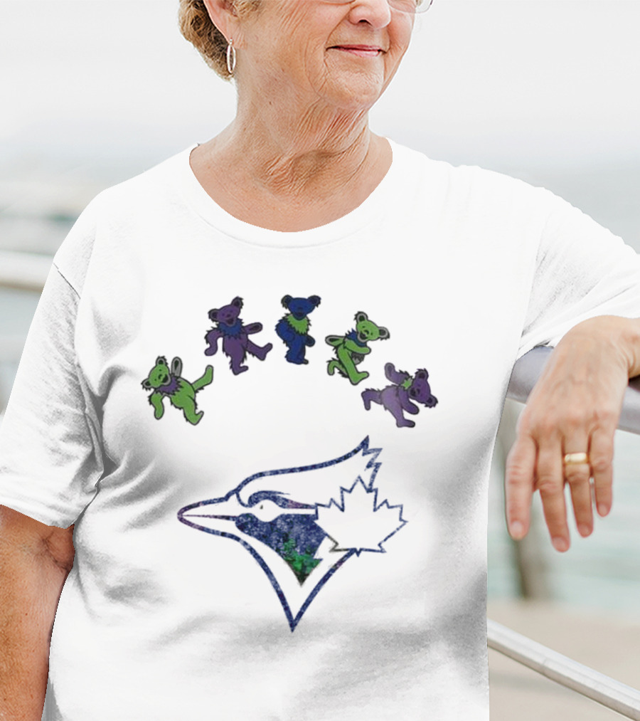 Toronto Blue Jays Grateful Dead Dancing Bears Night 2025 T-Shirt