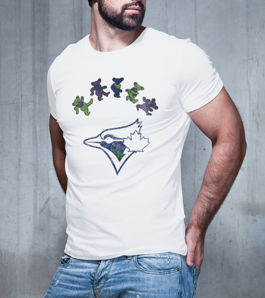 Toronto Blue Jays Grateful Dead Dancing Bears Night 2025 T-Shirt