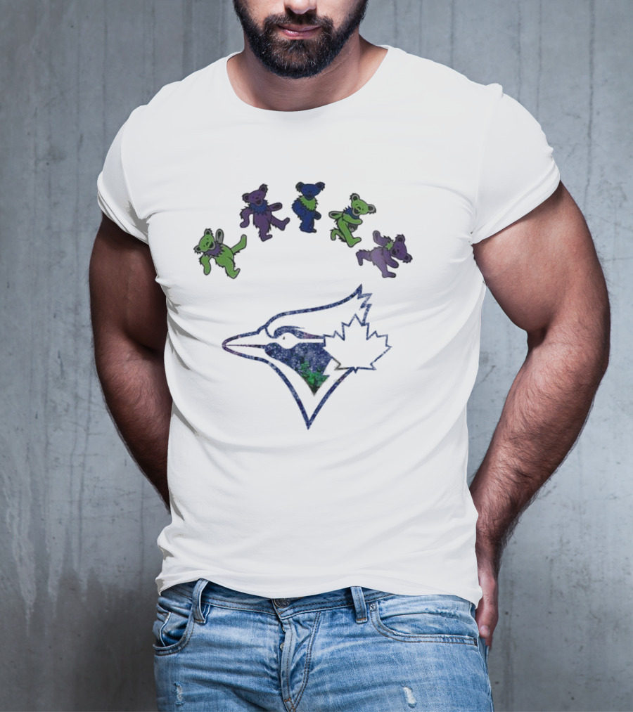 Toronto Blue Jays Grateful Dead Dancing Bears Night 2025 T-Shirt