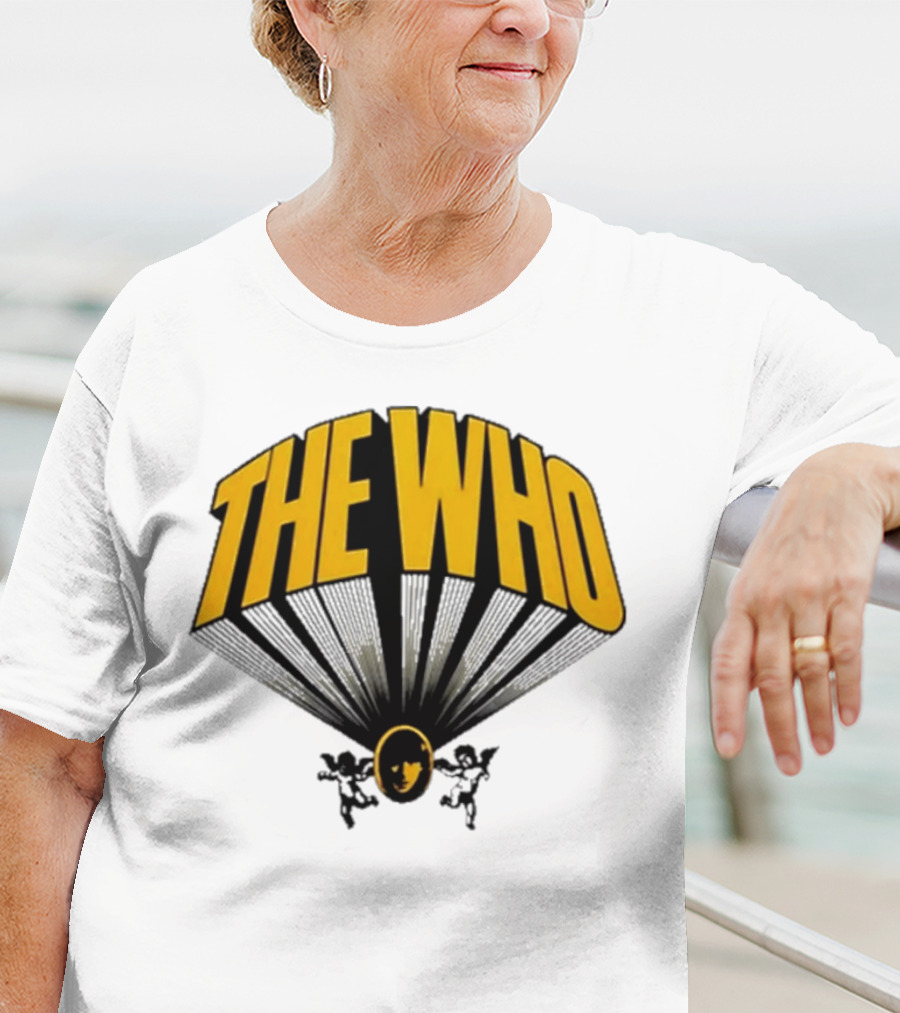The Who Drum Skin Iconic Band Logo T-Shirt