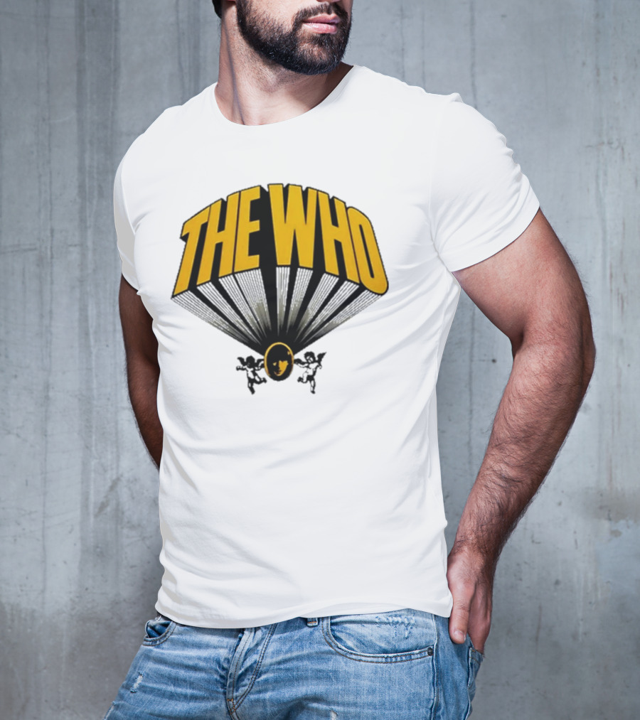 The Who Drum Skin Iconic Band Logo T-Shirt