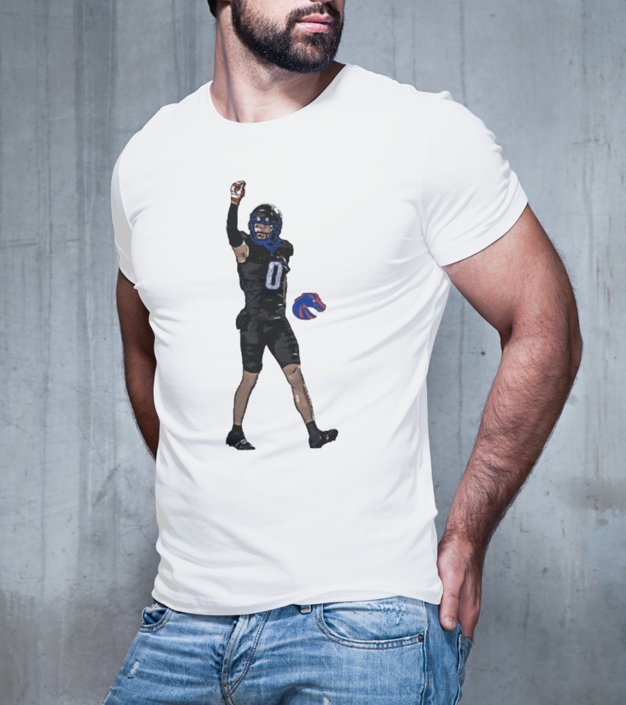 Ty Benefield Boise State Broncos Football Comic Character T-Shirt