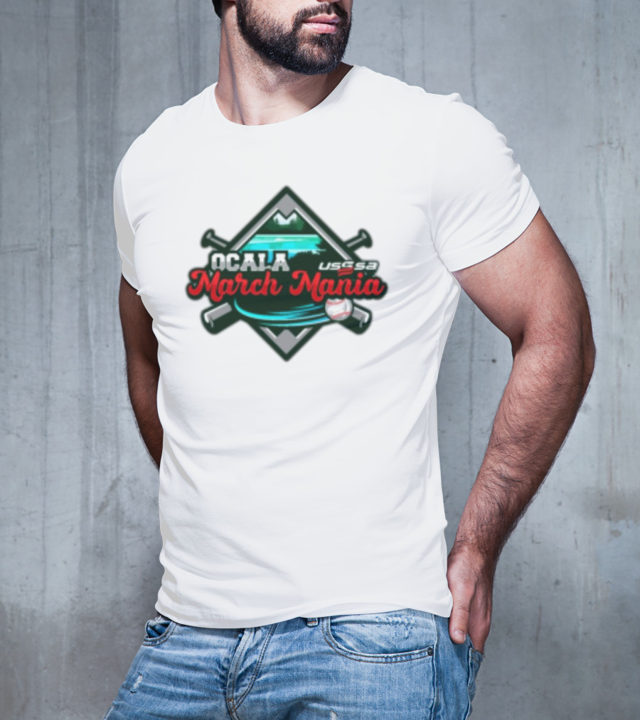 USSSA Ocala March Mania 2025 Baseball Event March 22-23 T-Shirt