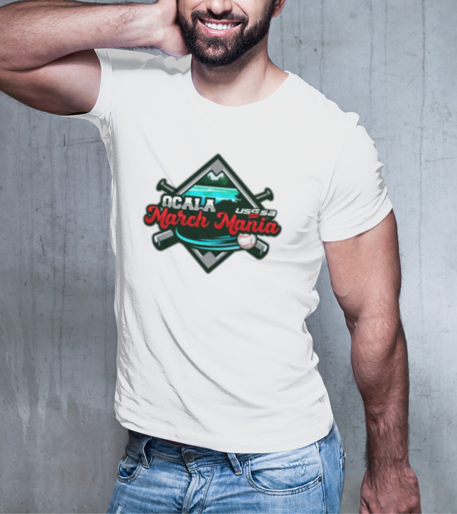USSSA Ocala March Mania 2025 Baseball Event March 22-23 T-Shirt