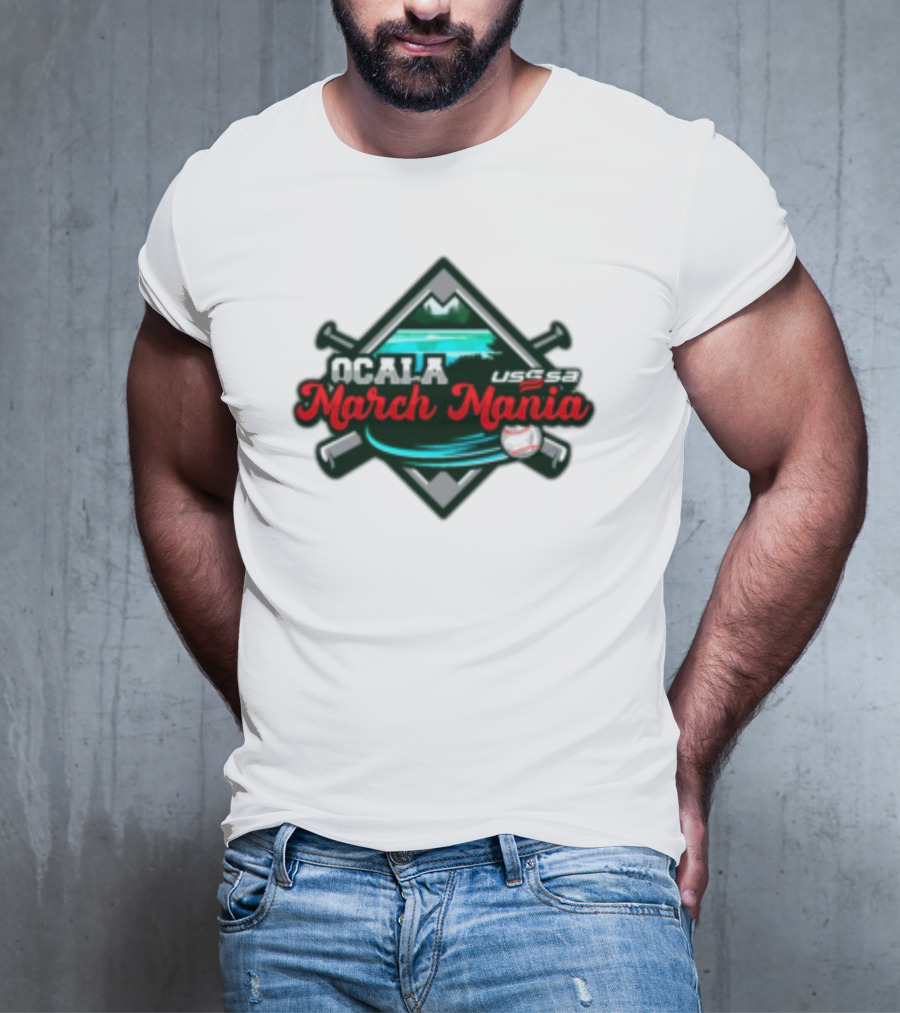 USSSA Ocala March Mania 2025 Baseball Event March 22-23 T-Shirt