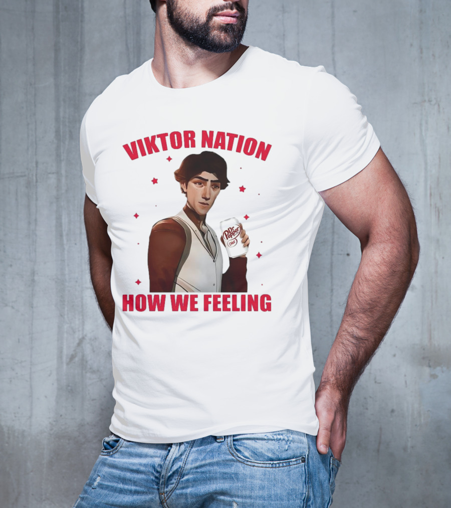 Viktor Nation How We Feeling Dr Pepper Diet Can Illustration T-Shirt