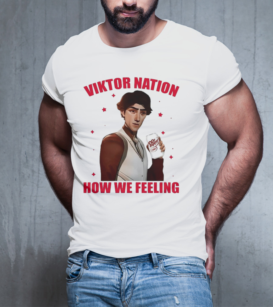 Viktor Nation How We Feeling Dr Pepper Diet Can Illustration T-Shirt