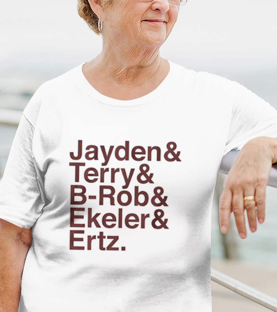 Jayden Terry B-Rob Ekeler Ertz Ampersand Style Washington Stars T-Shirt