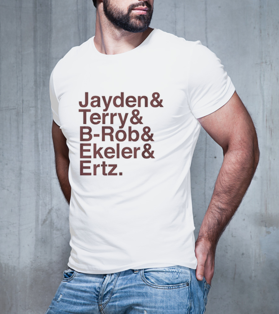 Jayden Terry B-Rob Ekeler Ertz Ampersand Style Washington Stars T-Shirt