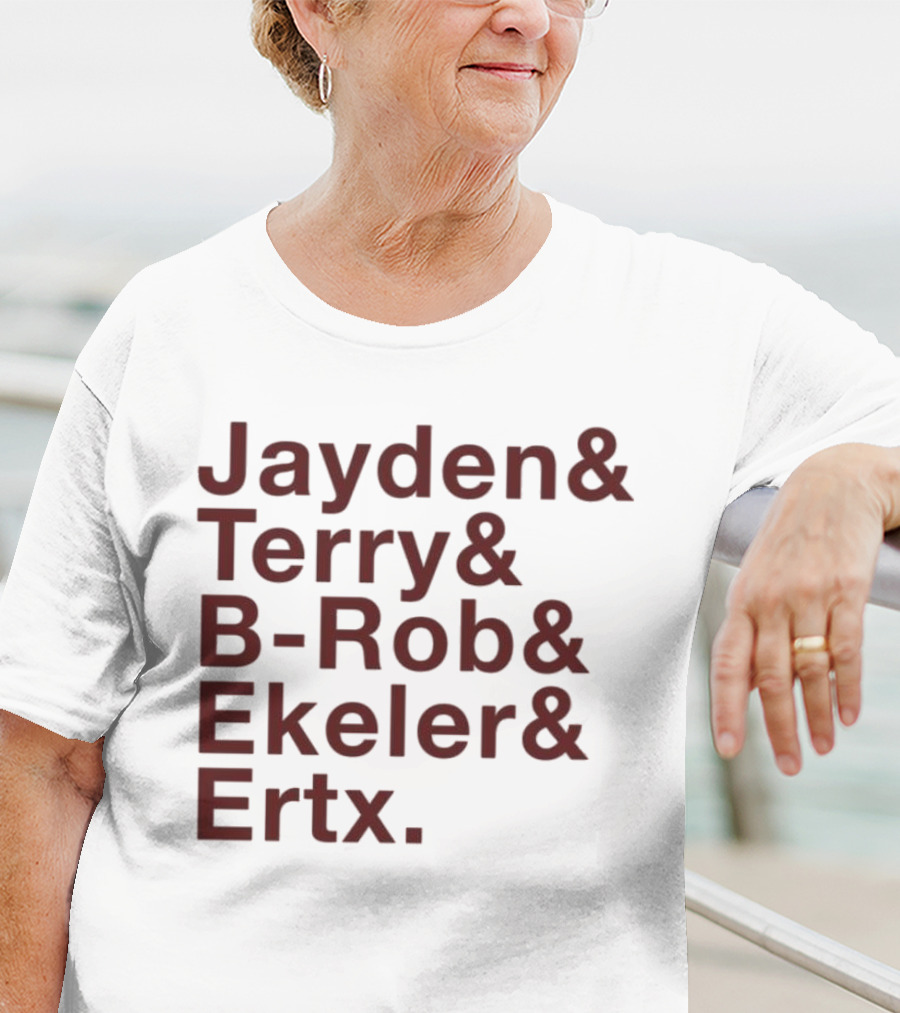 ``` Washington Ampersand Stars Jayden Terry B-Rob Ekeler Ertz ``` T-Shirt