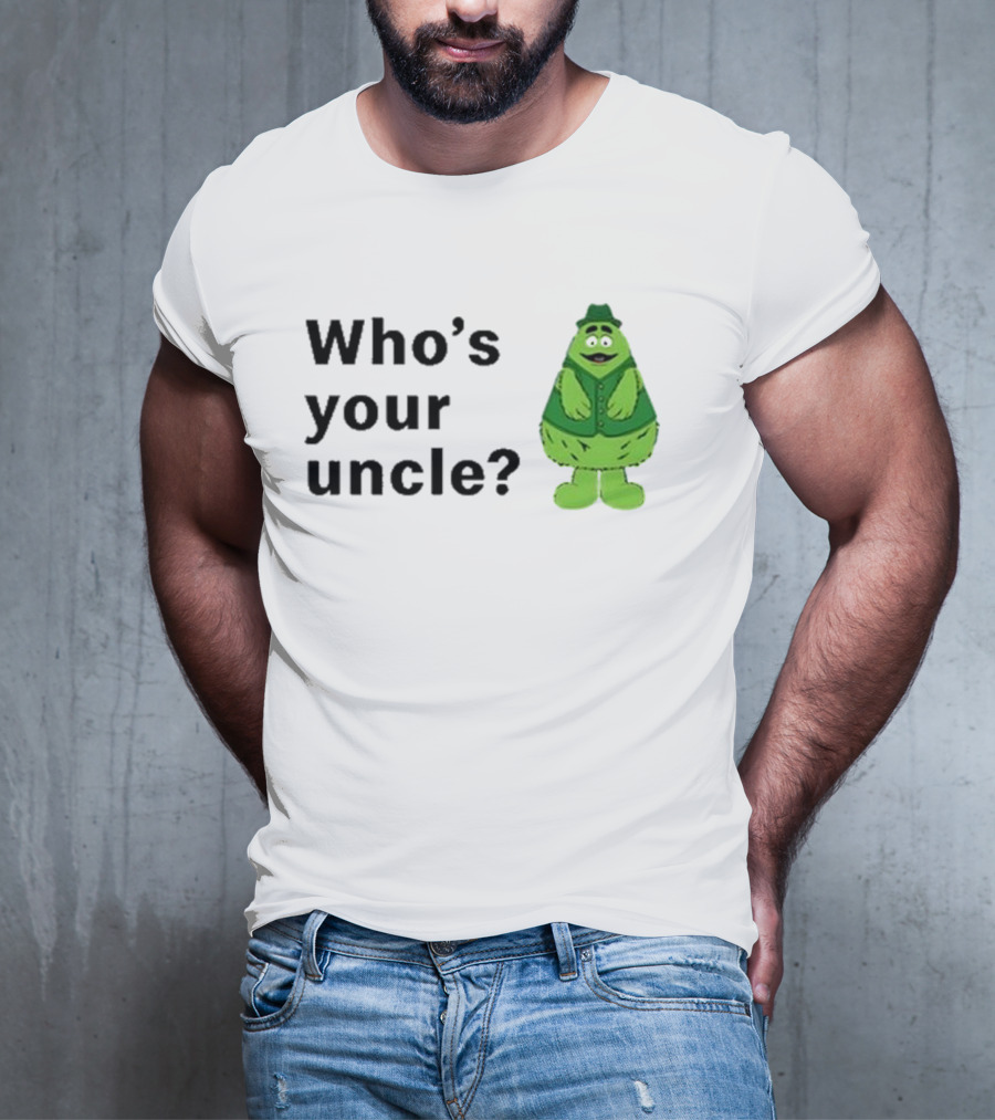Uncle O’grimacey Who’s Your Uncle Green Character St Patrick’s Day T-Shirt