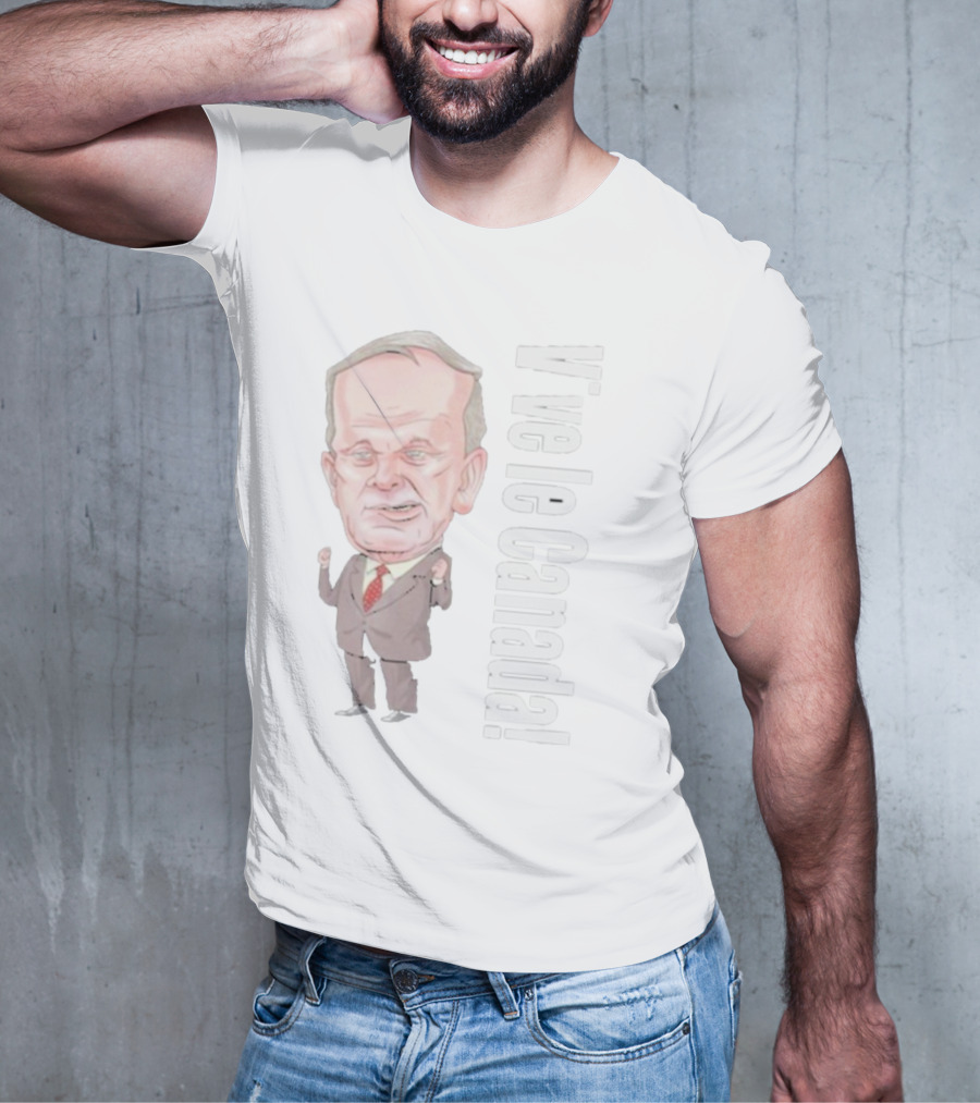 Vive Le Canada Premium Jean Chretien Caricature T-Shirt