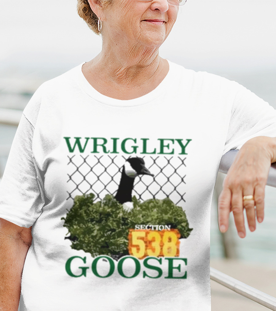 Wrigley Goose Section 538 Chicago Cubs Stadium Fan Apparel T-Shirt