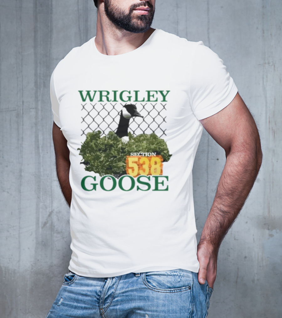 Wrigley Goose Section 538 Chicago Cubs Stadium Fan Apparel T-Shirt