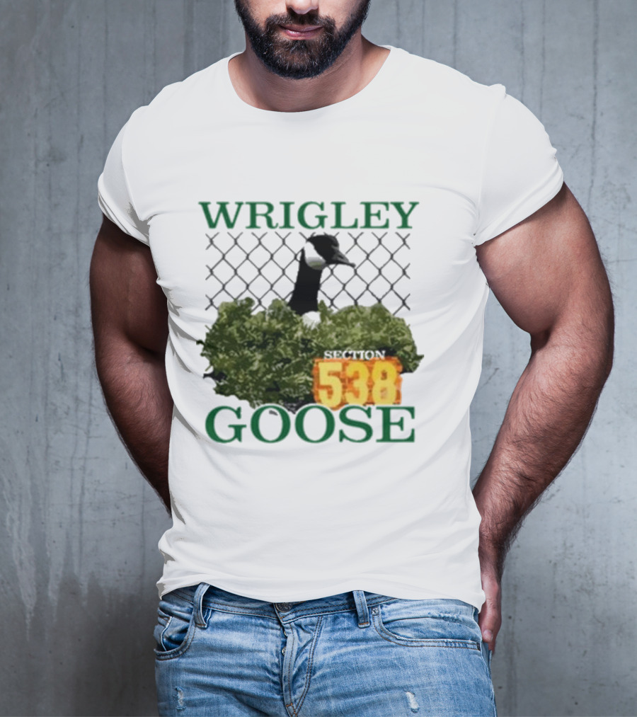 Wrigley Goose Section 538 Chicago Cubs Stadium Fan Apparel T-Shirt