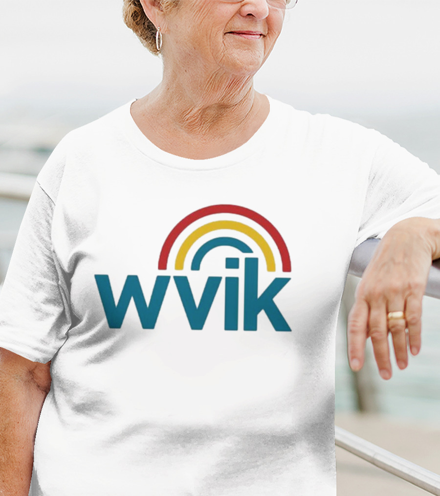 WVIK Rainbow Vintage Retro Style T-Shirt